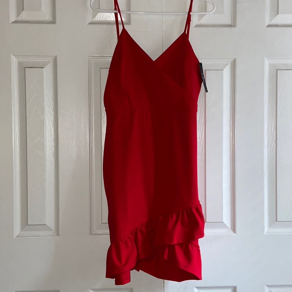 Lulu’s “Sealed With a Kiss” Red Bodycon Dress